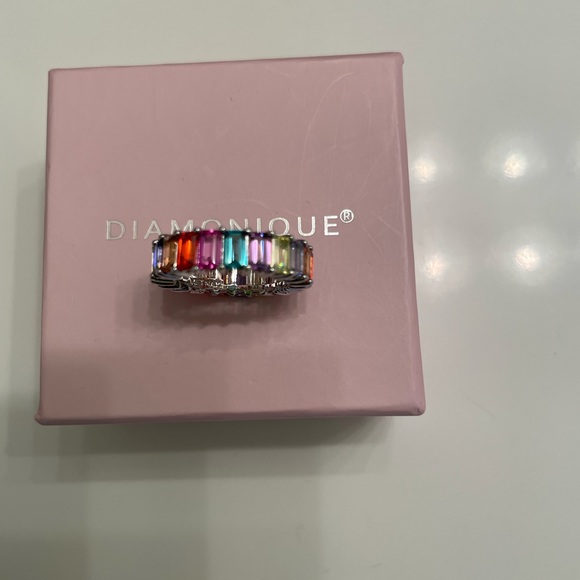 Diamonique Jewelry - Diamonique Ring - Multi - Size 5